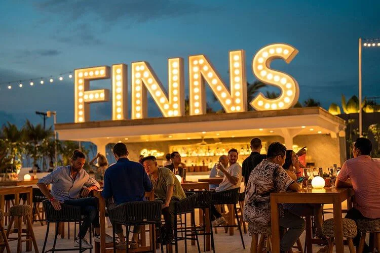 Finns Beach Club — beach club near Villa Frangipani Canggu